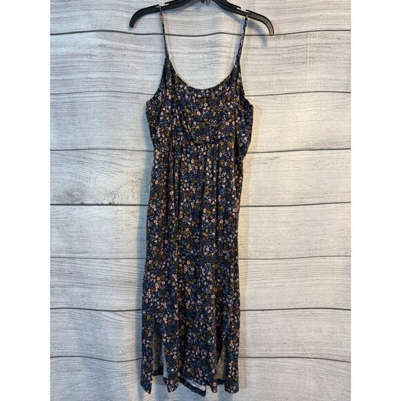 Old Navy Waist-Defined Floral Midi Cami Dress Size MP - Picture 3 of 3